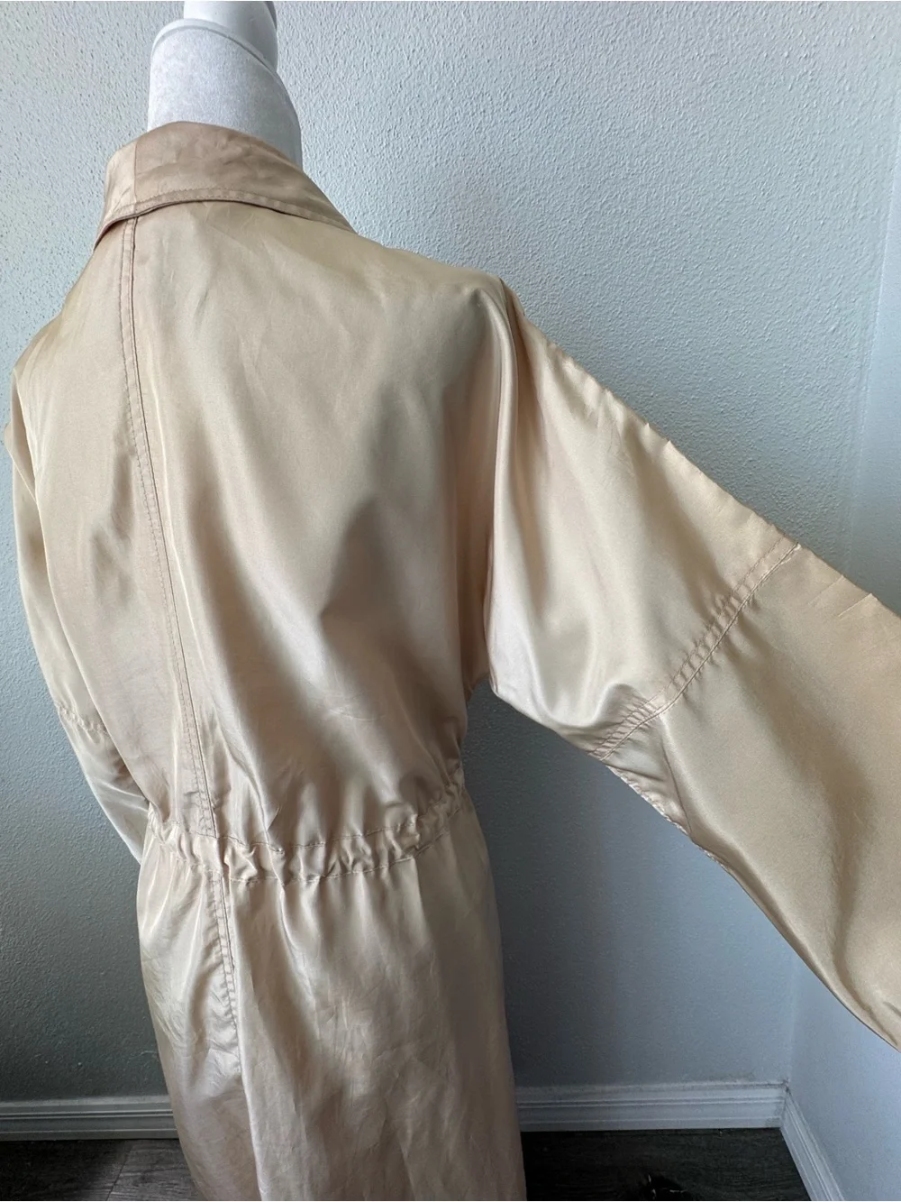 Carol Cohen Braefair Vintage 60’s 70’s Long Trench Coat Lightweight